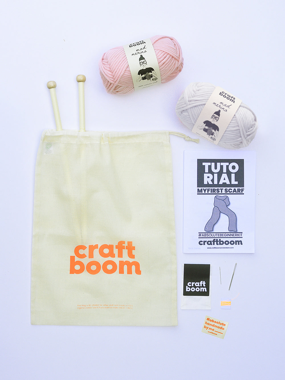 MY 2-COLOR FIRST SCARF