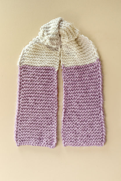 MY 2-COLOR FIRST SCARF