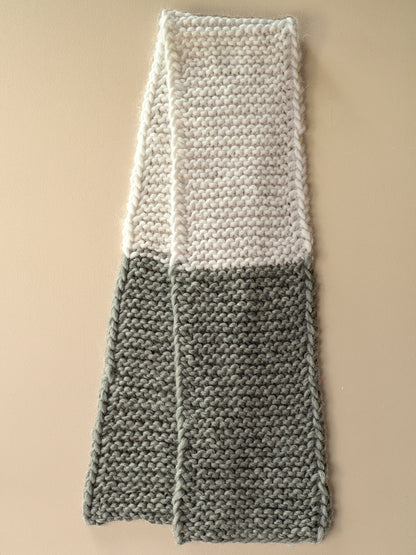 MY 2-COLOR FIRST SCARF