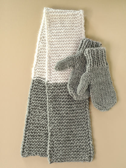 MY 2-COLOR FIRST SCARF