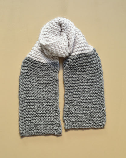 MY 2-COLOR FIRST SCARF