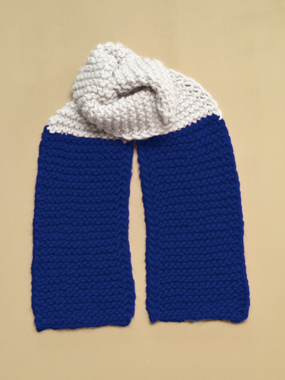 MY 2-COLOR FIRST SCARF