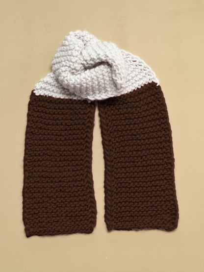 MY 2-COLOR FIRST SCARF